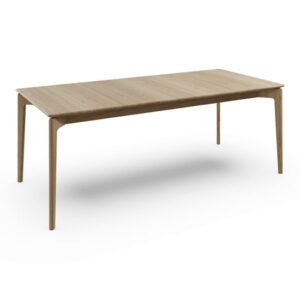 Hazel Wooden Extending Dining Table Large In Oak Natural